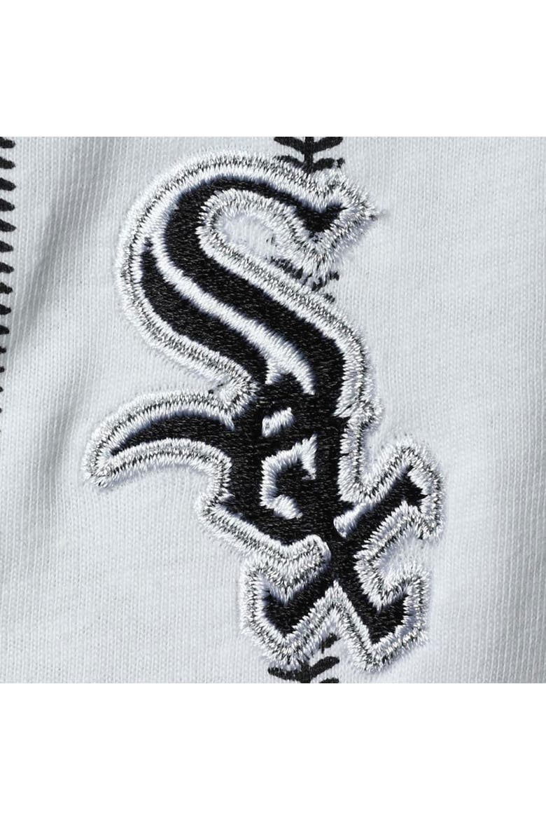Infant White Chicago White Sox Pinstripe Power Hitter Coverall, Alternate, color, White