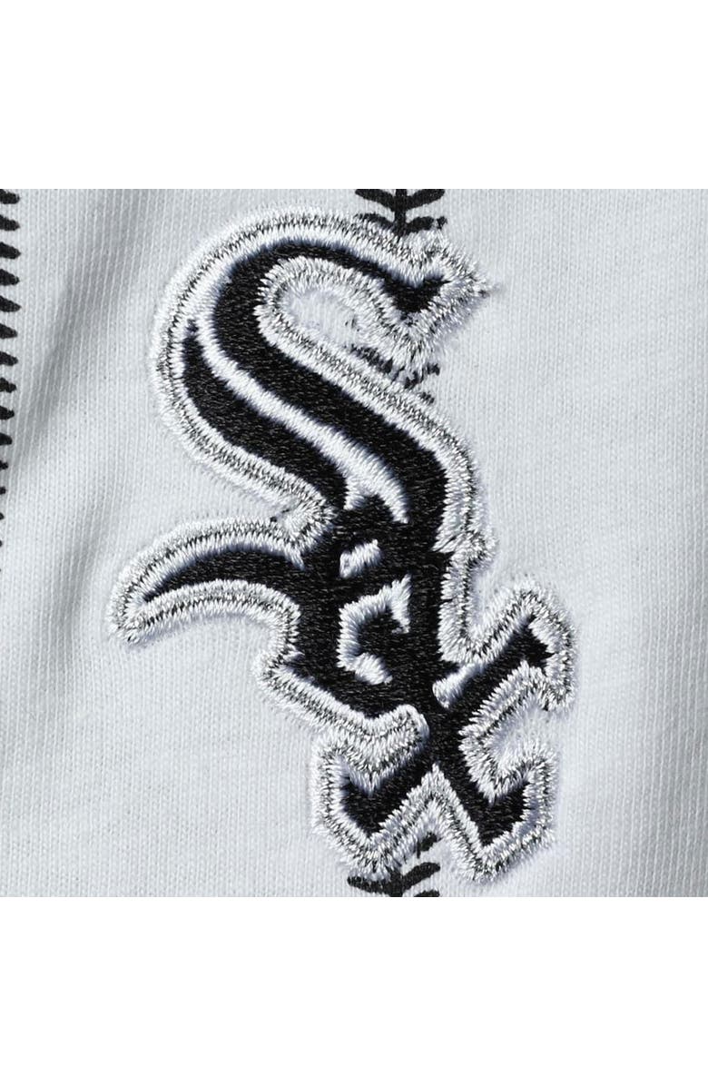 Outerstuff Infant White Chicago White Sox Pinstripe Power Hitter Coverall, Alternate, color, White