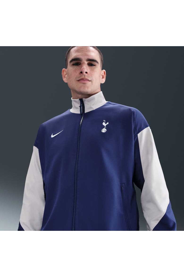 Men's Nike Blue Tottenham Hotspur 2025/26 Strike Anthem Full-Zip Jacket, Alternate, color, Blue