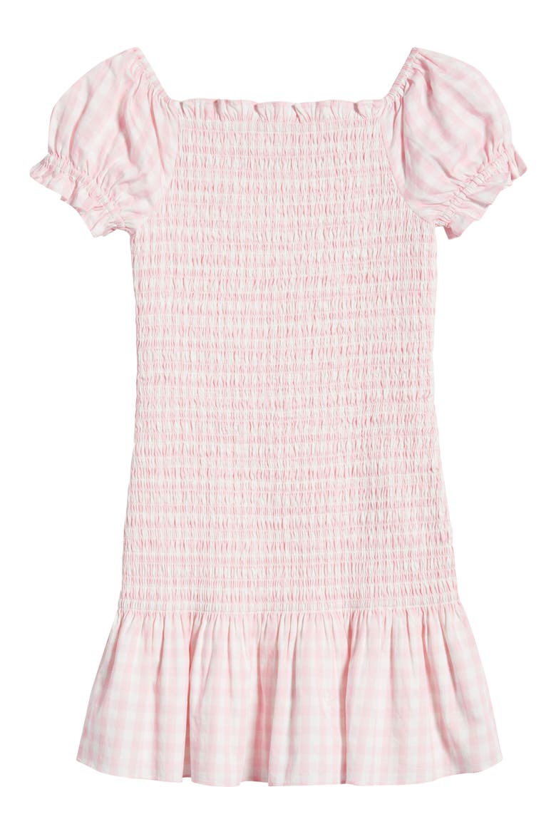 Kids' Mosa Smocked Dress, Alternate, color, CHEERFUL PINK