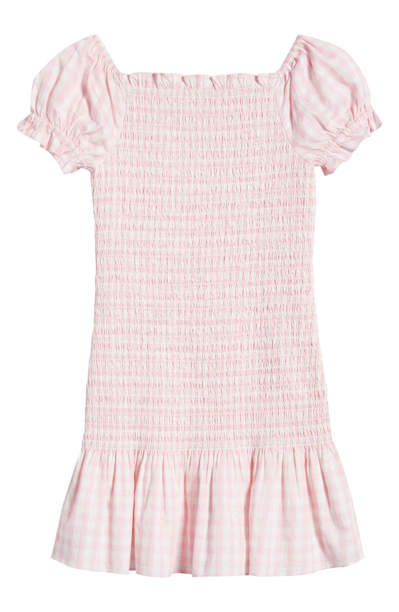 LoveShackFancy Kids' Mosa Smocked Dress, Alternate, color, Cheerful Pink