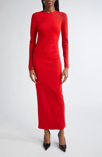 【送料&関税込】Stella McCartney Long Sleeved Dress Stella McCartney Miracle Long Sleeve Compact Knit Dress