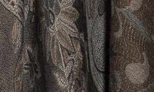 Vince Camuto Paisley Jacquard Topper In Black