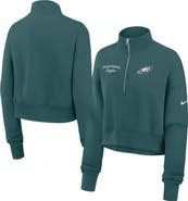 Nike Women's Nike Midnight Green Philadelphia Eagles Primetime Phoenix Half-Zip Sweatshirt