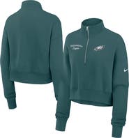 Nike Women's Nike Midnight Green Philadelphia Eagles Primetime Phoenix Half-Zip Sweatshirt