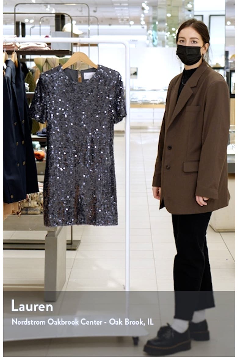 Sequin Shift Dress video