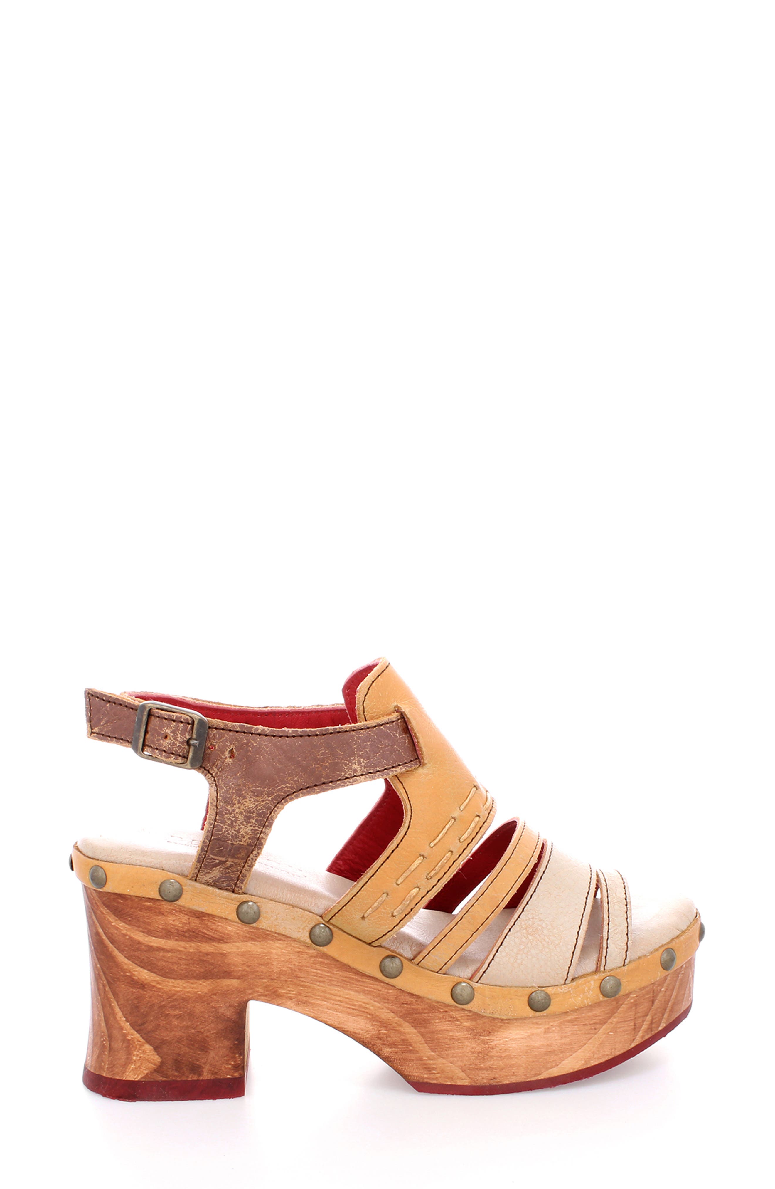 Bed Stu Falabella Platform Wedge Sandal, Alternate, color, 