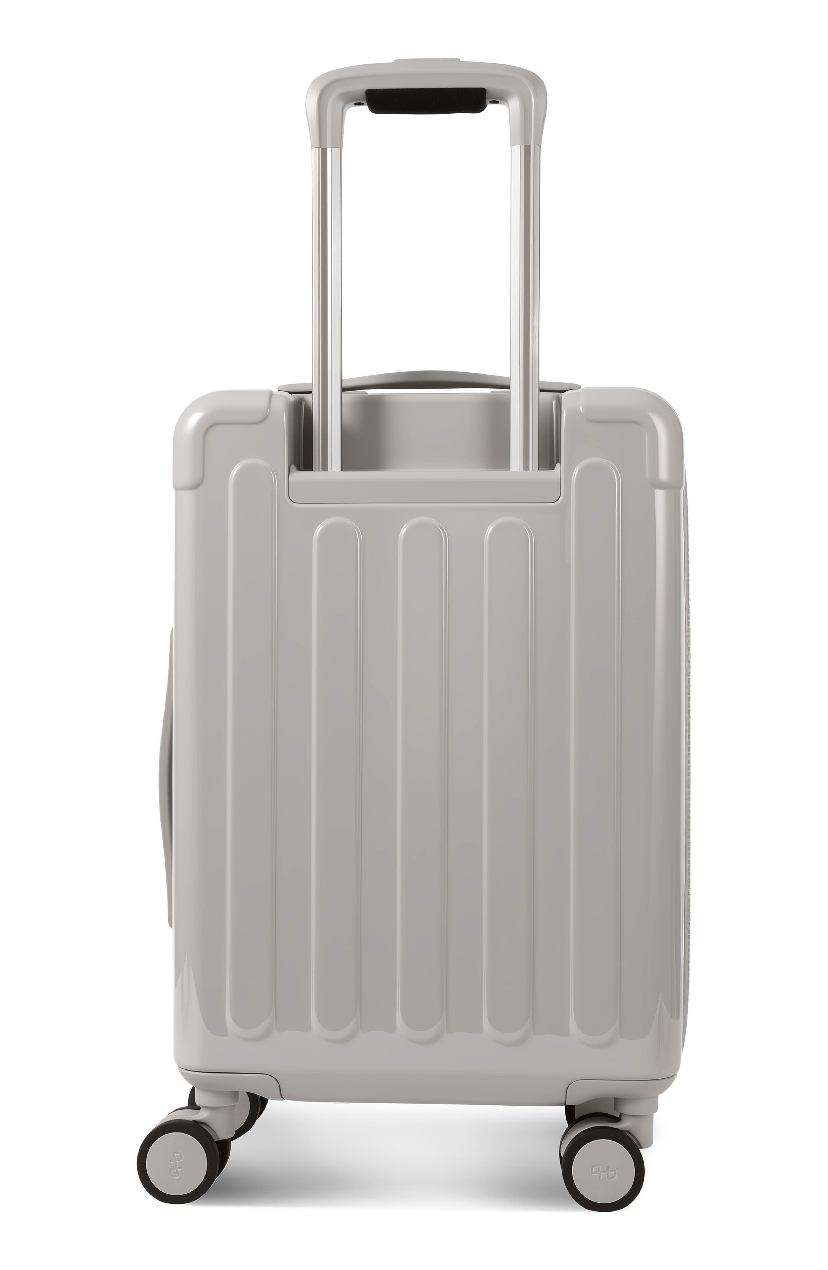 Hedgren Nostos Glossy Spinner Carry-On, Alternate, color, Pebble