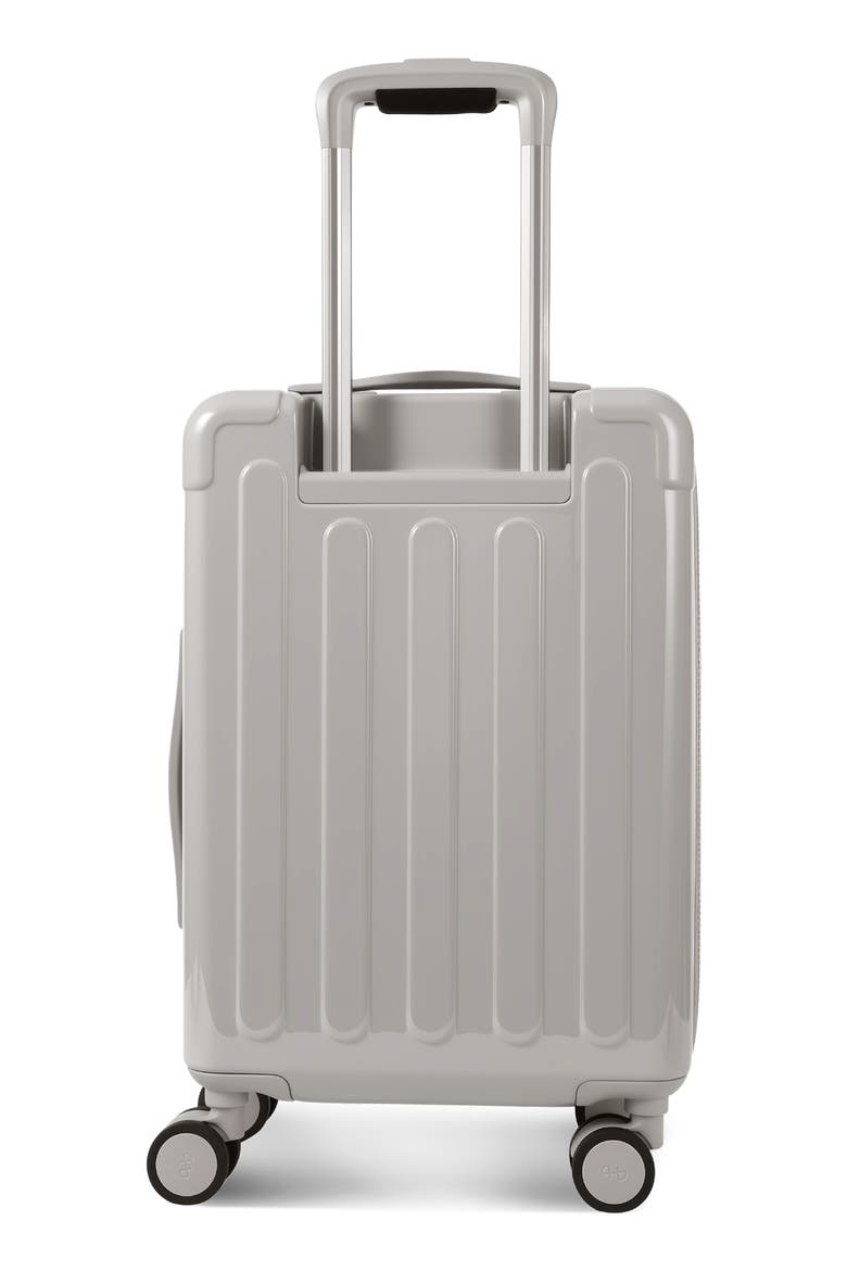 Nostos Glossy Spinner Carry-On, Alternate, color, PEBBLE