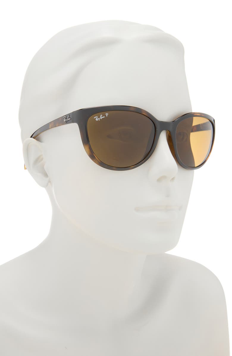 Ray-Ban 59mm Square Sunglasses, Alternate, color, Havana