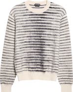 TOM FORD Brushed Striped Mohair Sweater