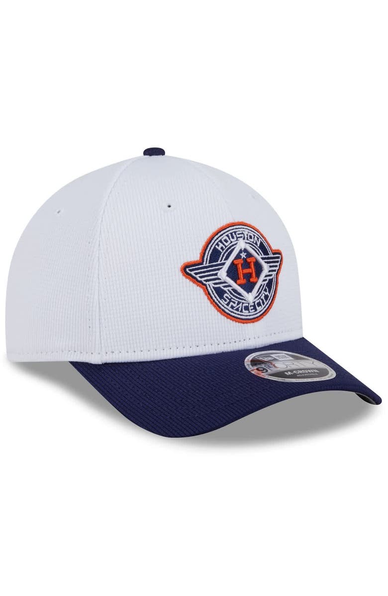 New Era Men's New Era  White/Navy Houston Astros 2025 City Connect Batting Practice 9FORTY Adjustable Hat, Alternate, color, White