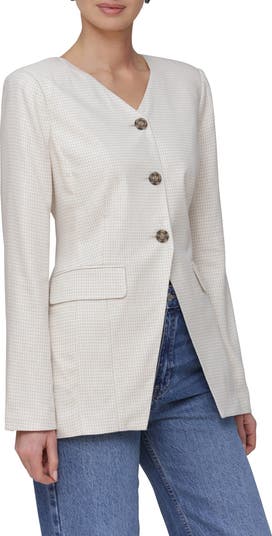 V-Neck Longline Blazer