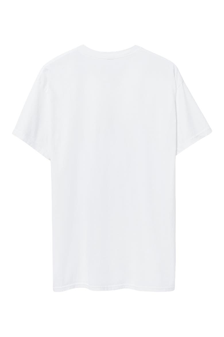 Detroit Lions Throwback Helmet Cotton Graphic T-Shirt, Alternate, color, WHITE