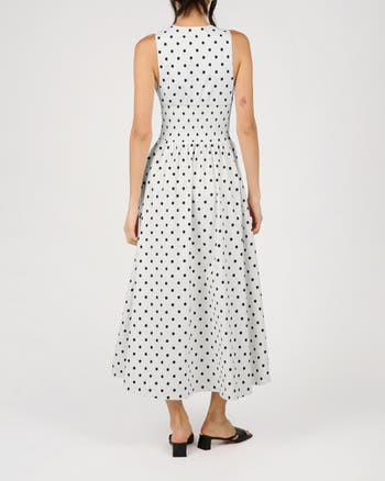 Button Front Scallop Dress