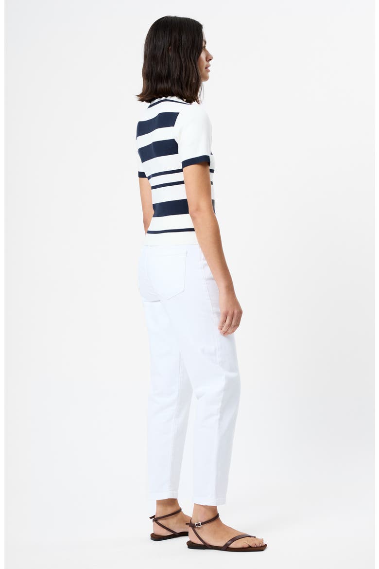 Maxime Stripe Short Sleeve Top, Alternate, color, SUMMERWHITE-MARINE