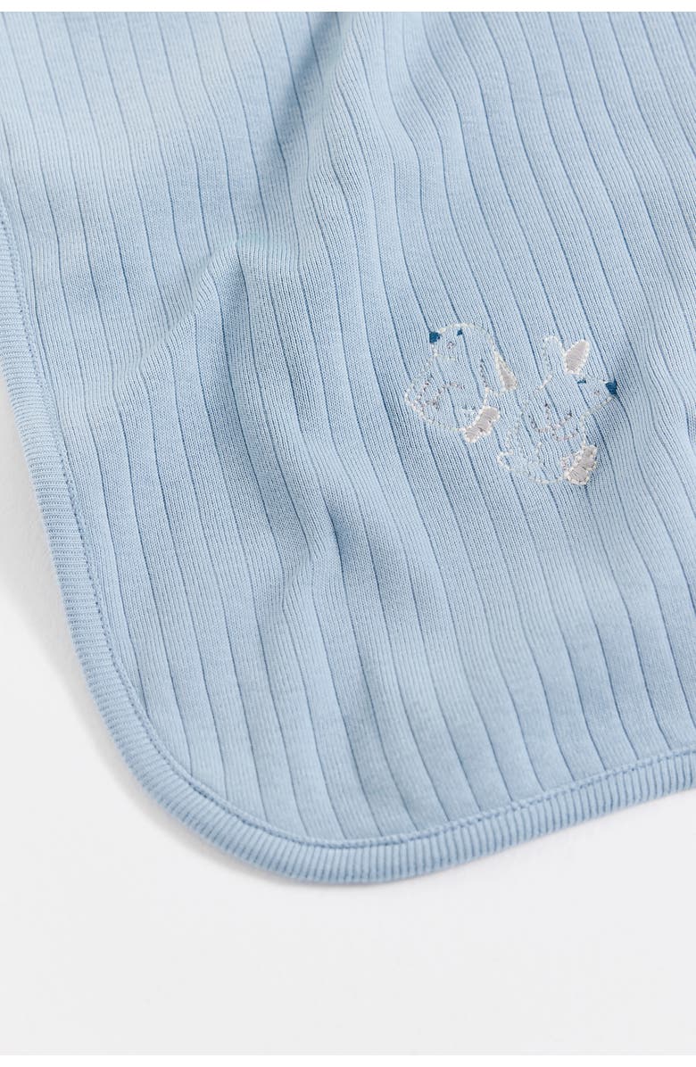 Babycottons Hoppers Receiving Blanket, Alternate, color, Light-Blue