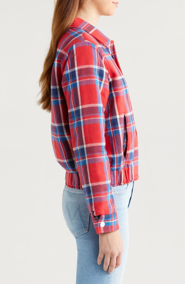 MOTHER The Happy Camper Plaid Shirt Jacket, Alternate, color,