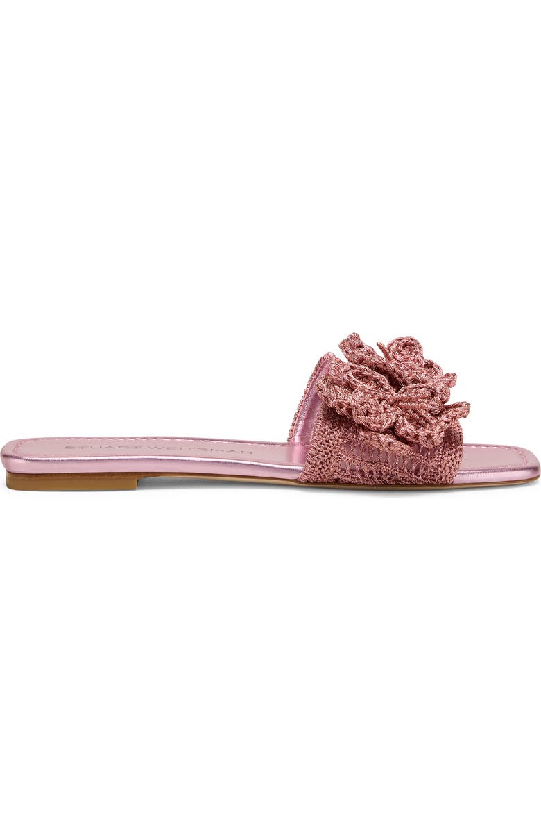 Stuart Weitzman Lotus Slide Sandal, Alternate, color, Pink Sand