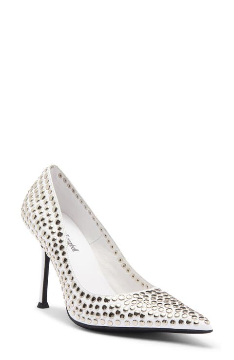 Risktake Stud Pointed Toe Pump (Women)