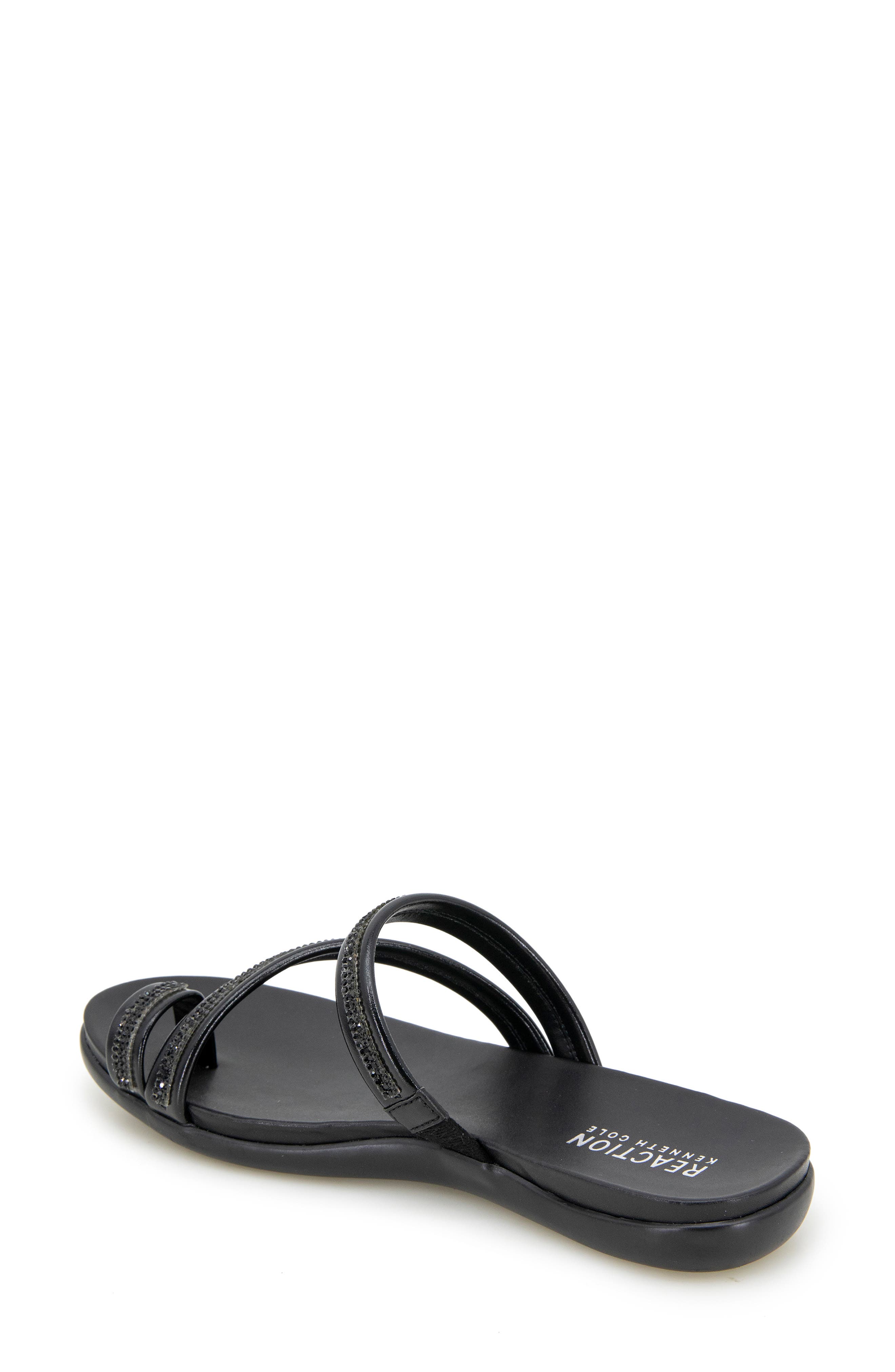 Reaction Kenneth Cole Gia Crystal Strap Slide Sandal, Alternate, color, 