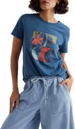 Seasalt Cornwall Printing Ink Organic Cotton Graphic T-Shirt