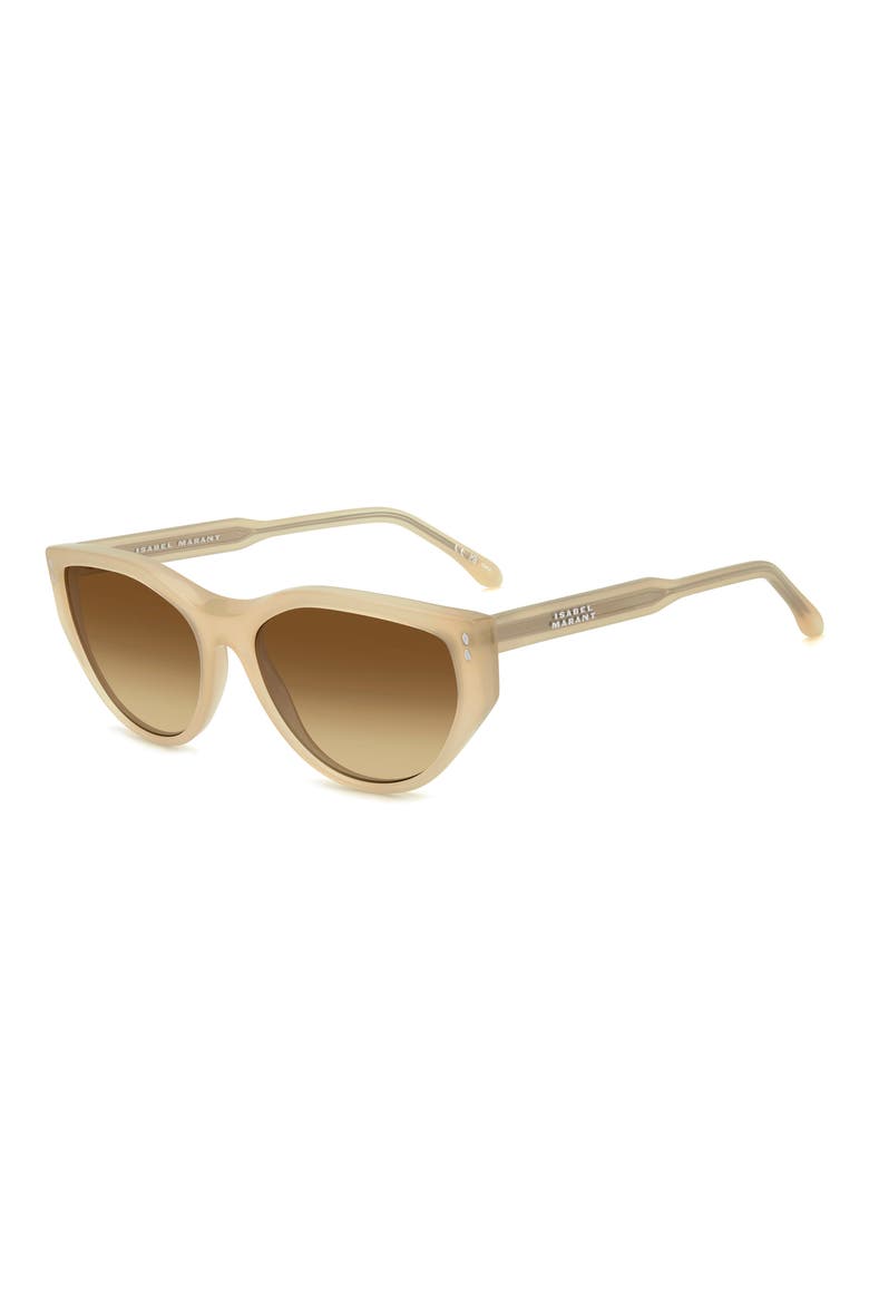 59mm Cat Eye Sunglasses, Alternate, color, YELLOW