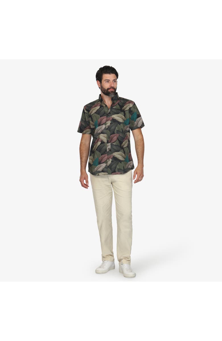 Vustra Tropical Escape Button Down Shirt, Alternate, color, 