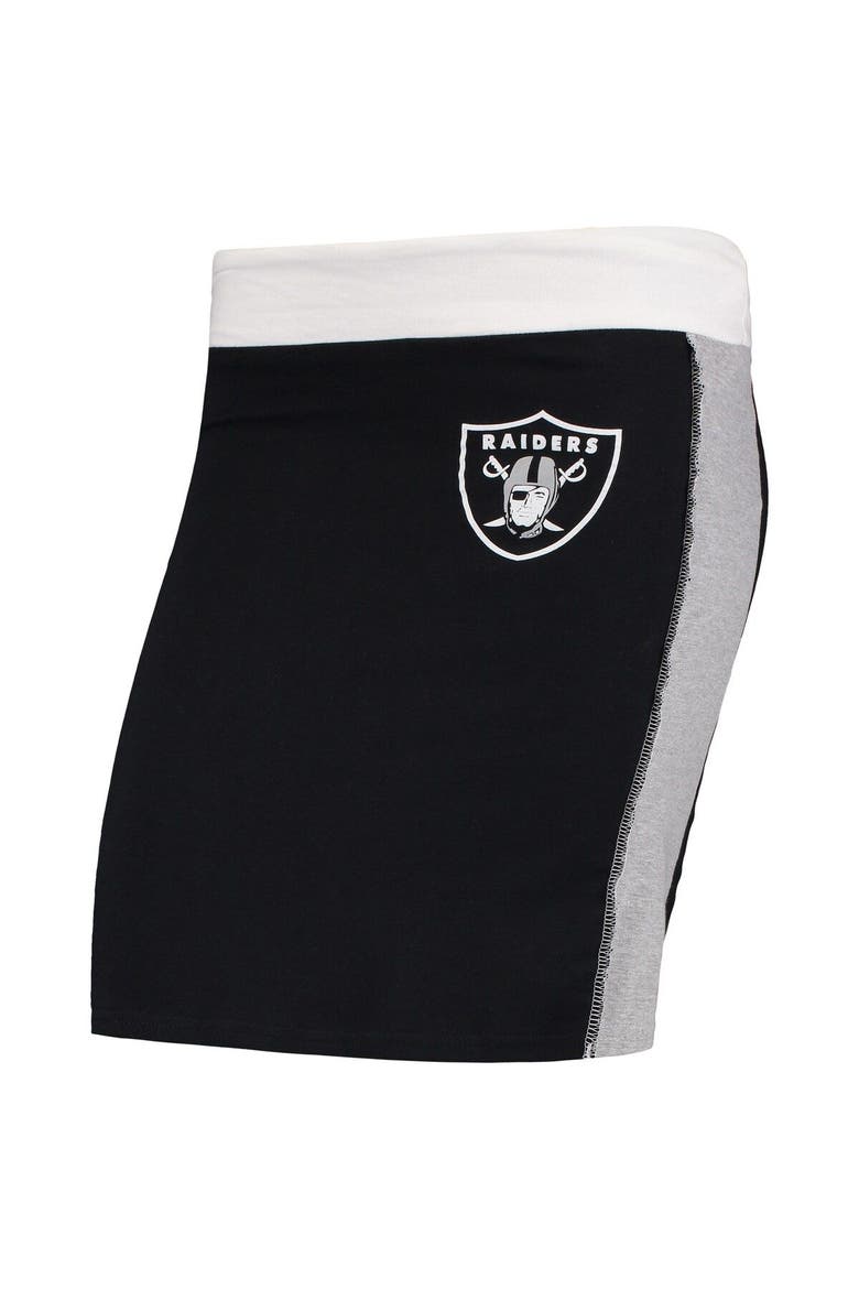 Women's Refried Apparel Black Las Vegas Raiders Sustainable Short Skirt, Main, color, Black