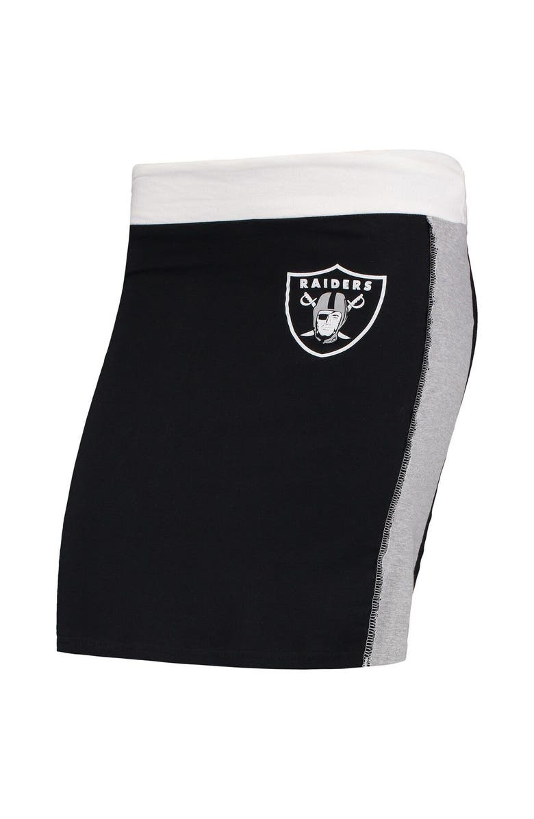 REFRIED APPAREL Women's Refried Apparel Black Las Vegas Raiders Sustainable Short Skirt, Main, color, Black