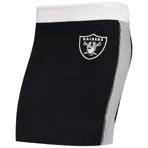 Women's Refried Apparel Black Las Vegas Raiders Sustainable Short Skirt