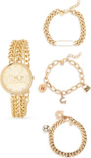 True Religion Double Link Crystal Bracelet Watch, 32.1mm & Assorted Bracelets Set