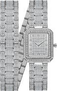 JBW Arc Diamond Wrap Bracelet Watch, 23mm