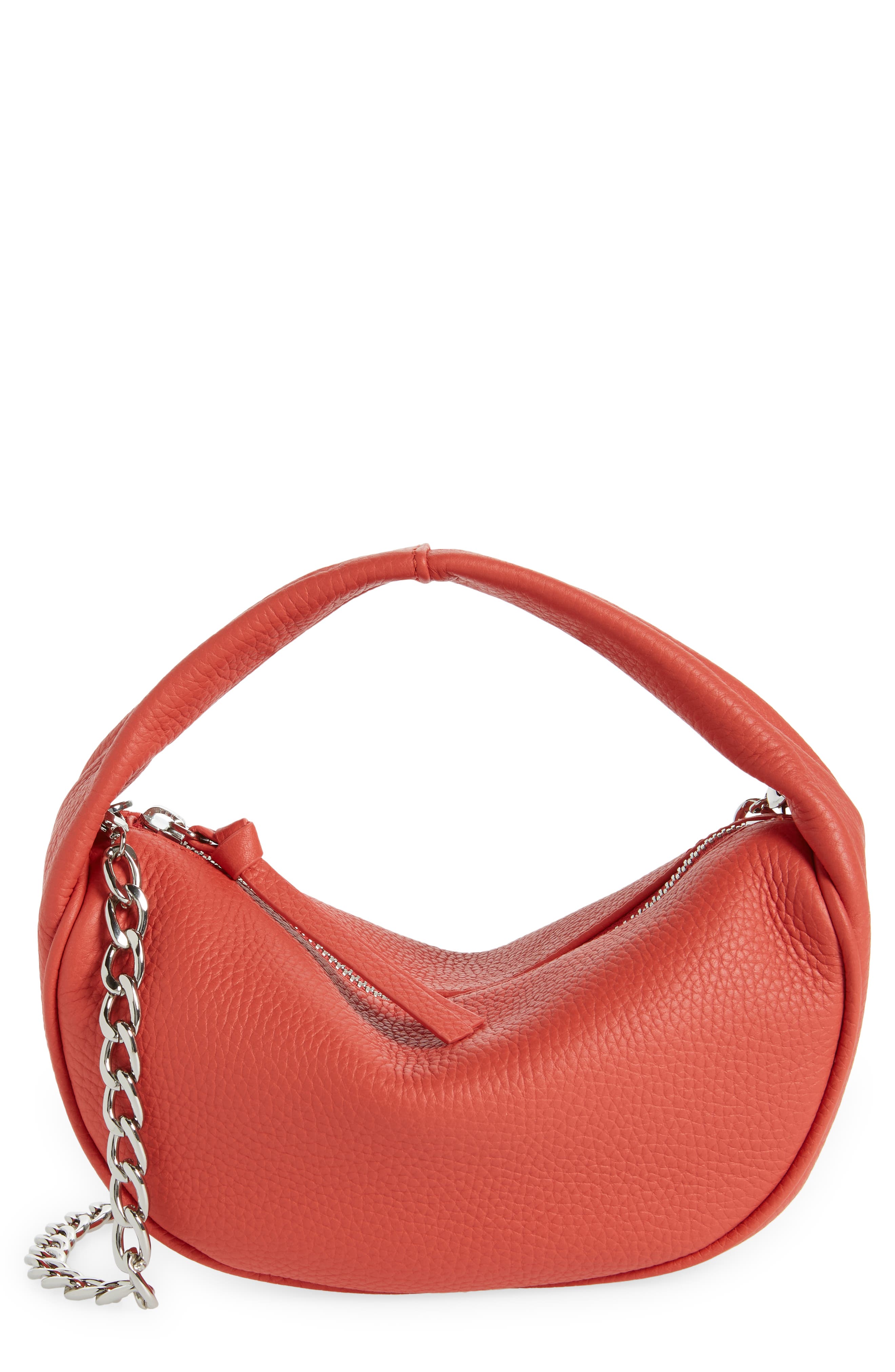 By Far Baby Cush Leather Shoulder Bag, Main, color, 