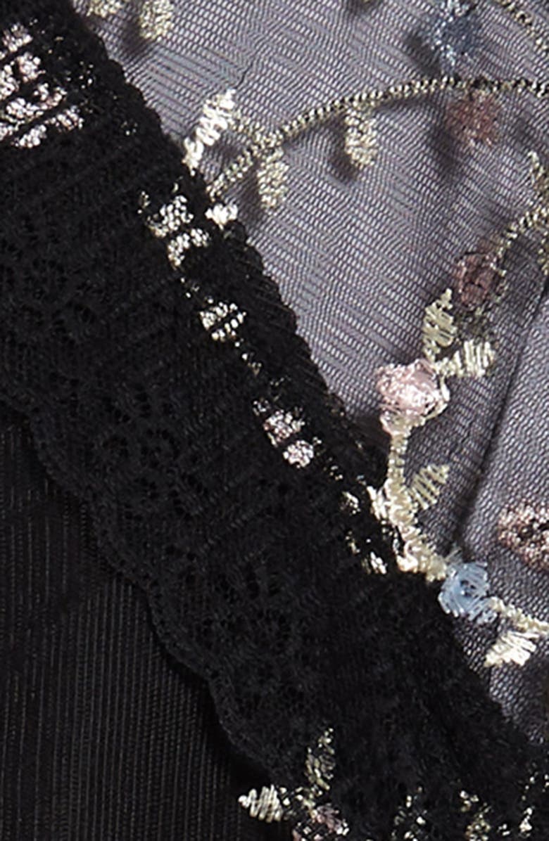 BLUSH by Us Angels Embroidered Mesh Dress, Alternate, color,