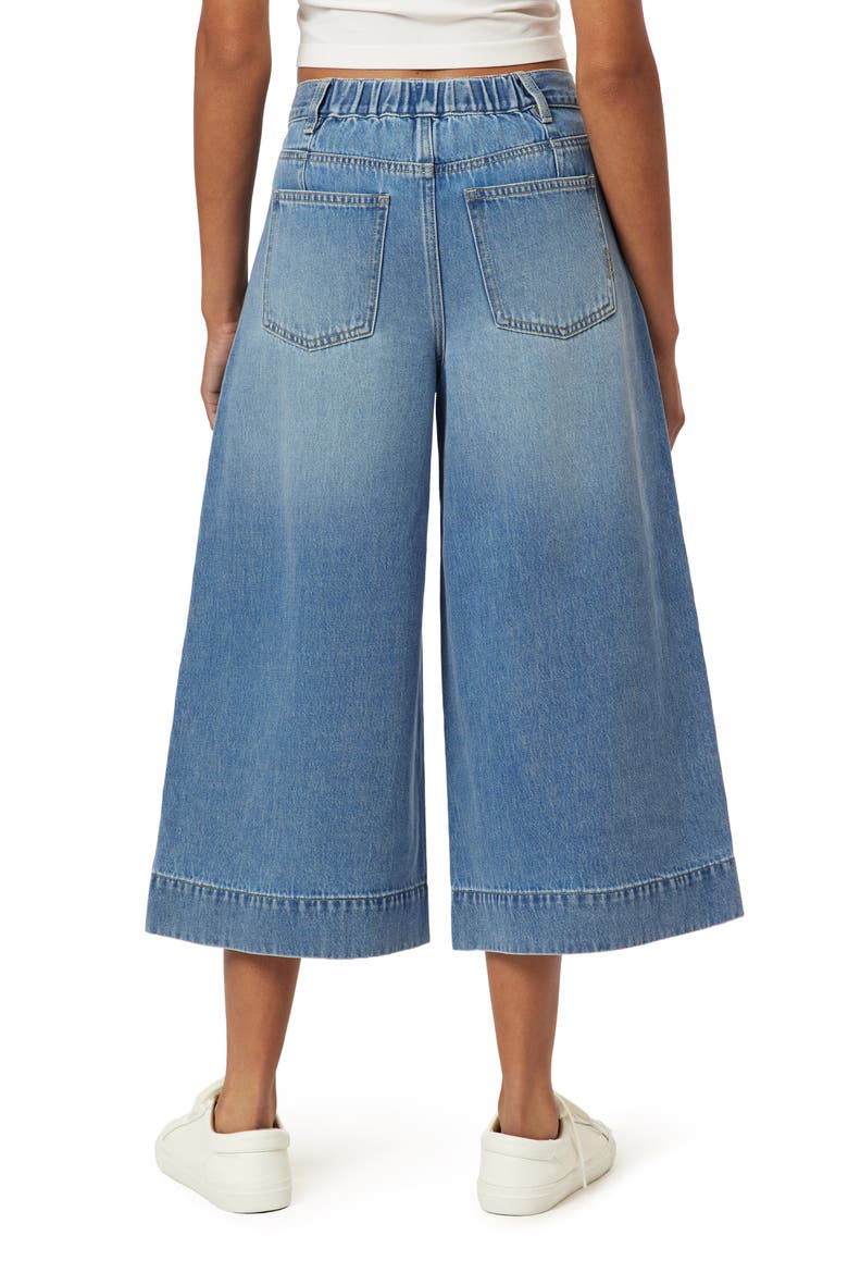 The Wave Crop Wide Leg Jeans, Alternate, color, PALM BEACH