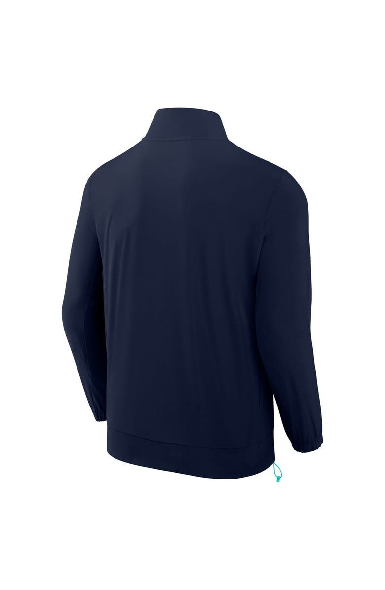 FANATICS Men's Fanatics  Deep Sea Blue Seattle Kraken Authentic Pro Full-Zip Coaches Jacket, Alternate, color, True Navy