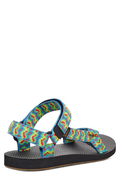 Teva 'original Universal' Sandal In Wiggle Cendre Blue