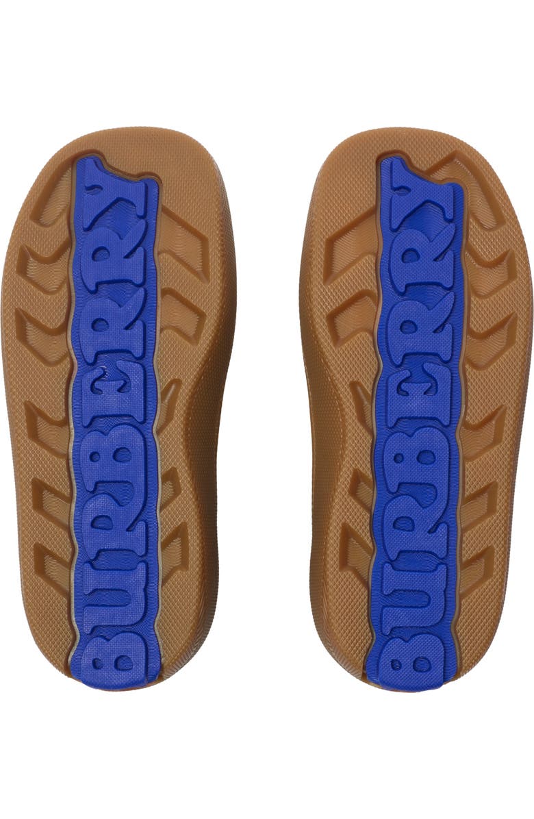 Burberry Check Sock Sneakers, Alternate, color, Sand