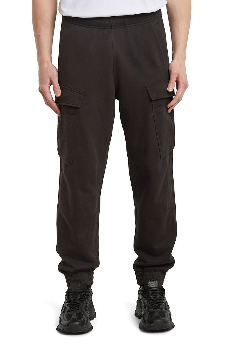 Rovic Zip 3D Loose Cargo Joggers, Main, color, DARK BLACK