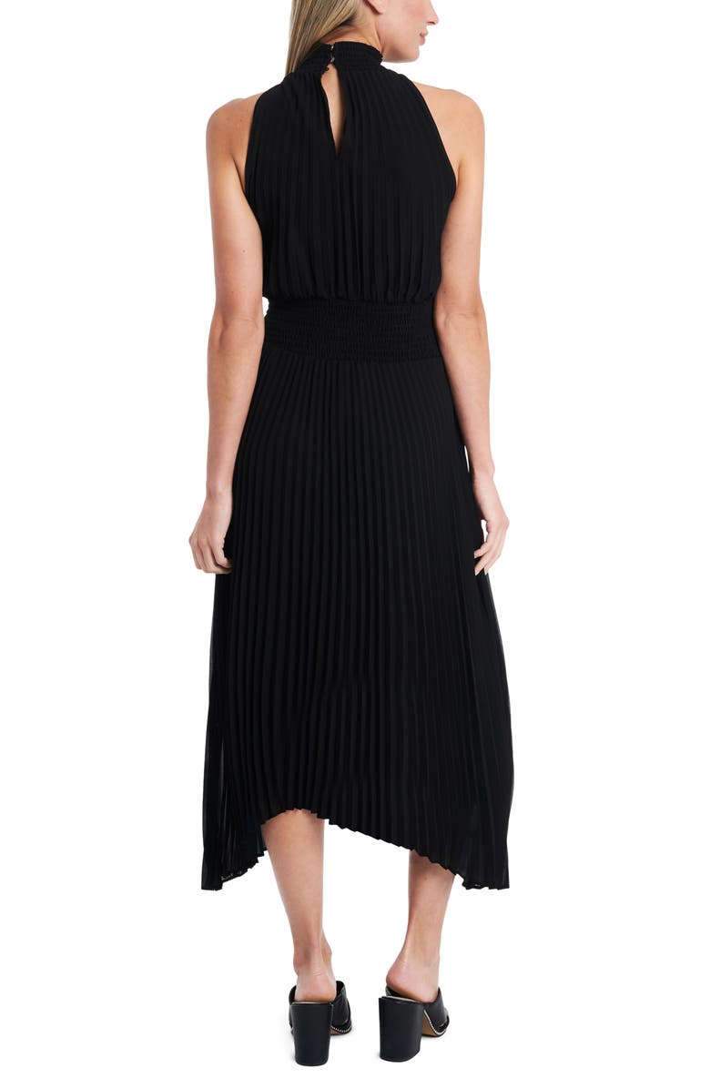 1.STATE Pleated Halter Neck Handkerchief Hem Dress, Alternate, color,