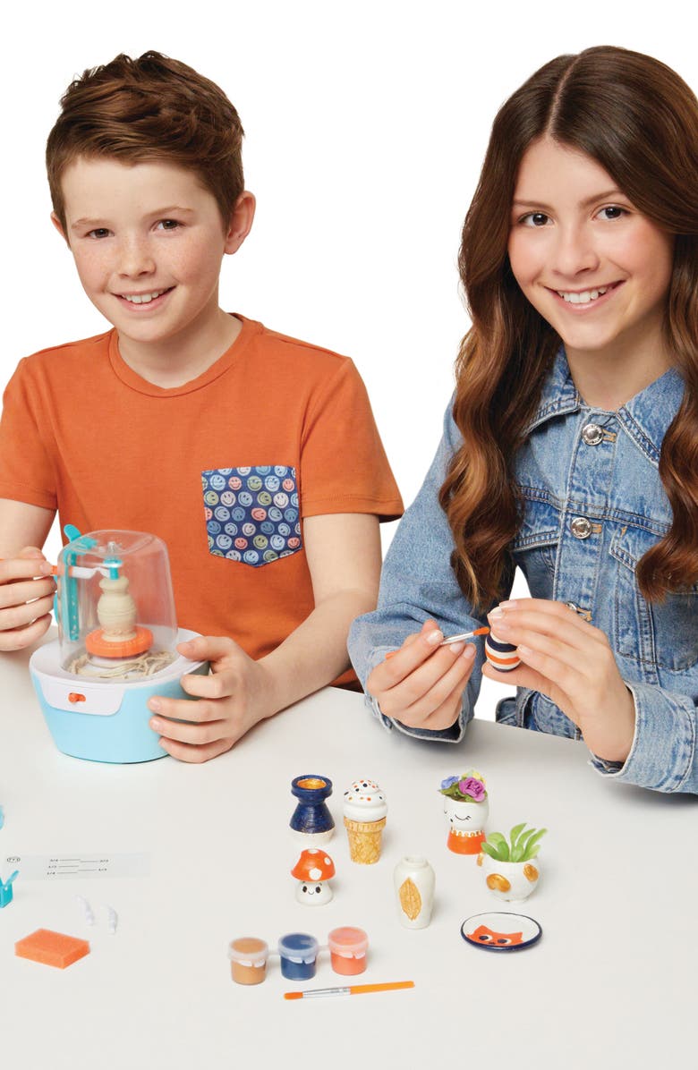 Make It Real Mini Pottery Studio Kit, Alternate, color, Assorted/Multi