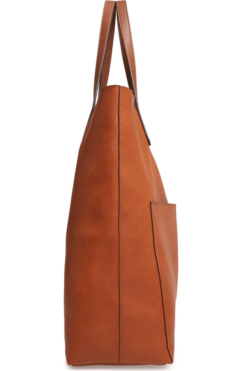 Sole Society Lucie Faux Leather Tote, Alternate, color,