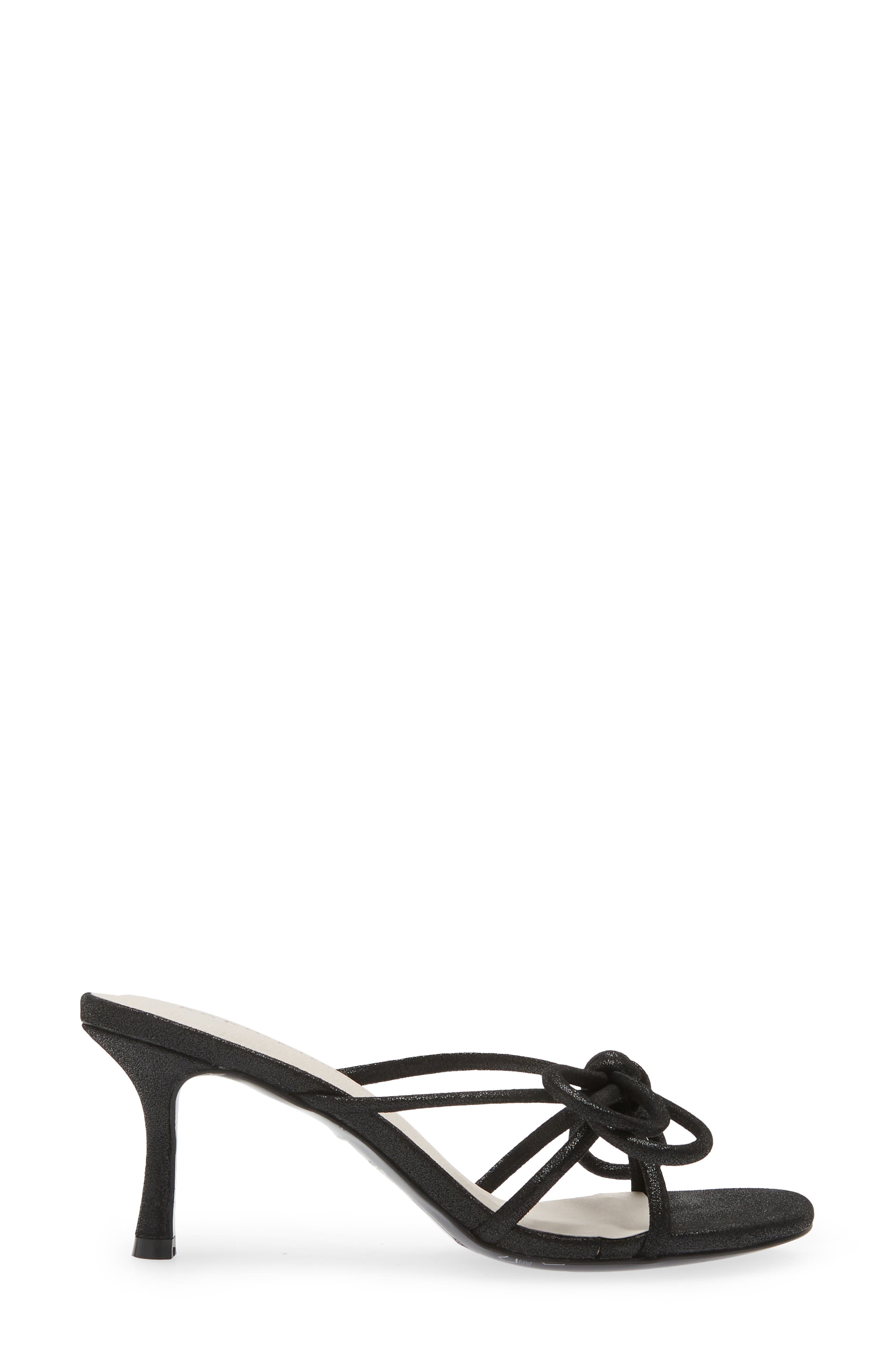 KOKO + PALENKI Barely Strappy Sandal, Alternate, color, Black Shimmer