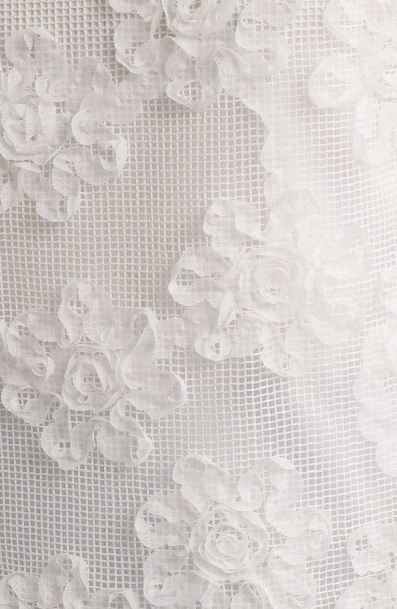 Anne Klein Floral Soutache Mesh Top, Alternate, color,