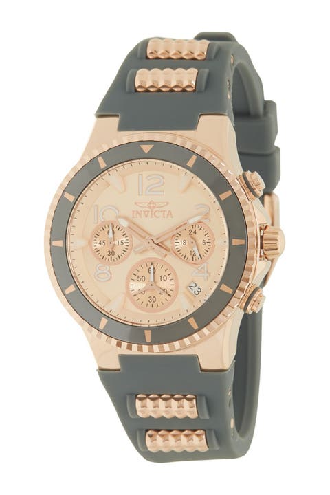 Women's Blu Lady Silicone Strap Quartz Watch, 39mm