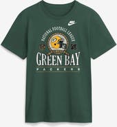 Nike Men's Nike Green Green Bay Packers Rewind Team Spirit Essential Cotton T-Shirt