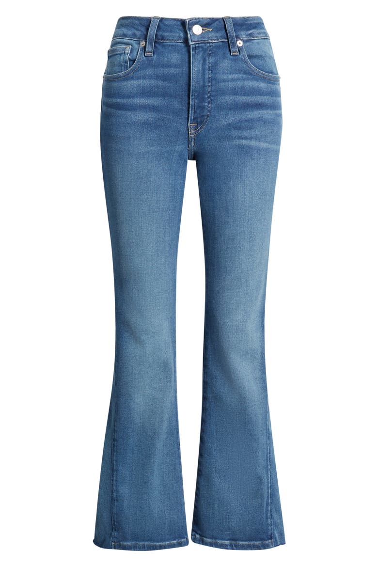 Soft High Waist Bootcut Jeans, Alternate, color, INDIGO1238