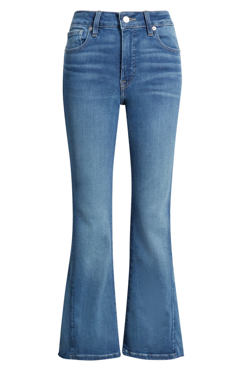 Good American Soft High Waist Bootcut Jeans, Main, color, Indigo1238