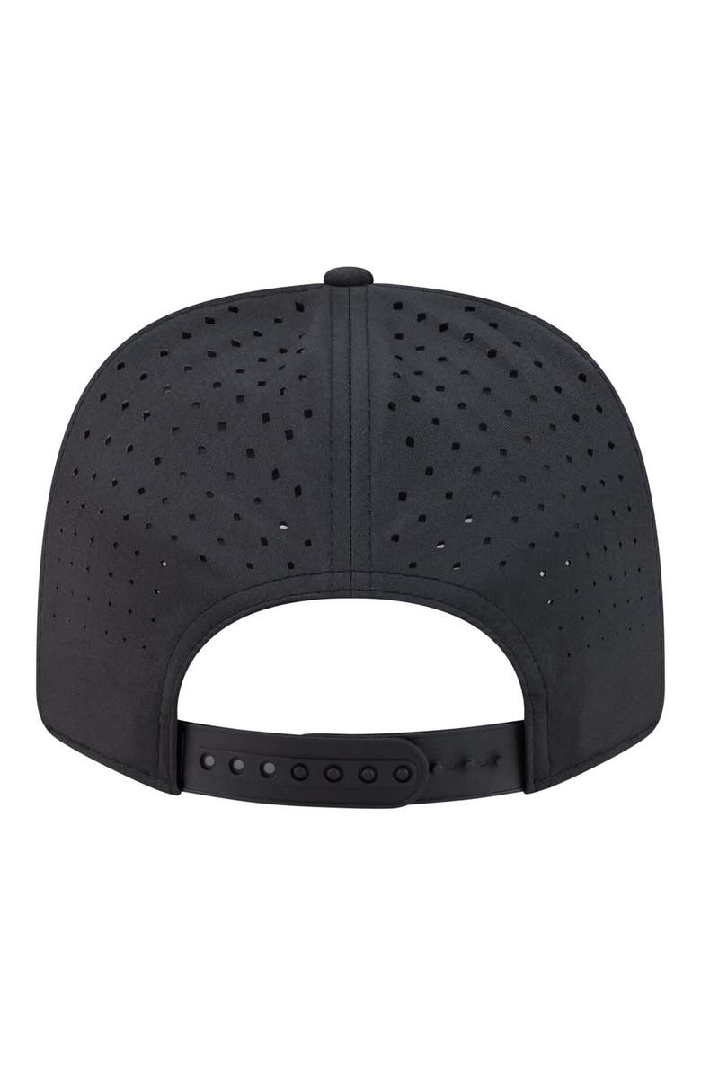 New Era Men's New Era Black Dallas Stars Sport Vented 9SEVENTY Rope Adjustable Hat, Alternate, color, Black